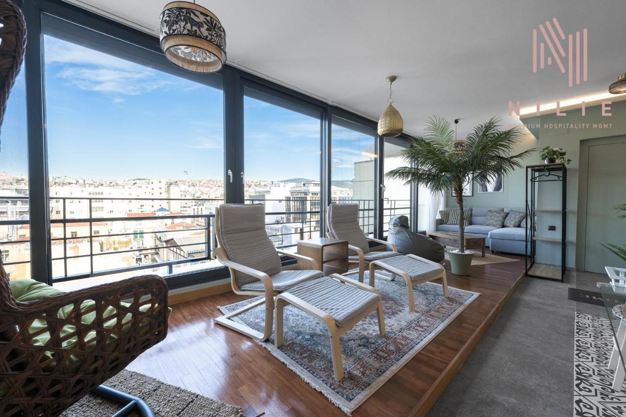 Ferienwohnung Okto Penthouse, Nilie Hospitality Mgmt Thessaloniki Exterior foto